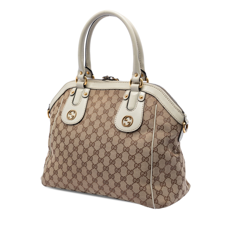 GG Canvas Scarlett Satchel - Image 2