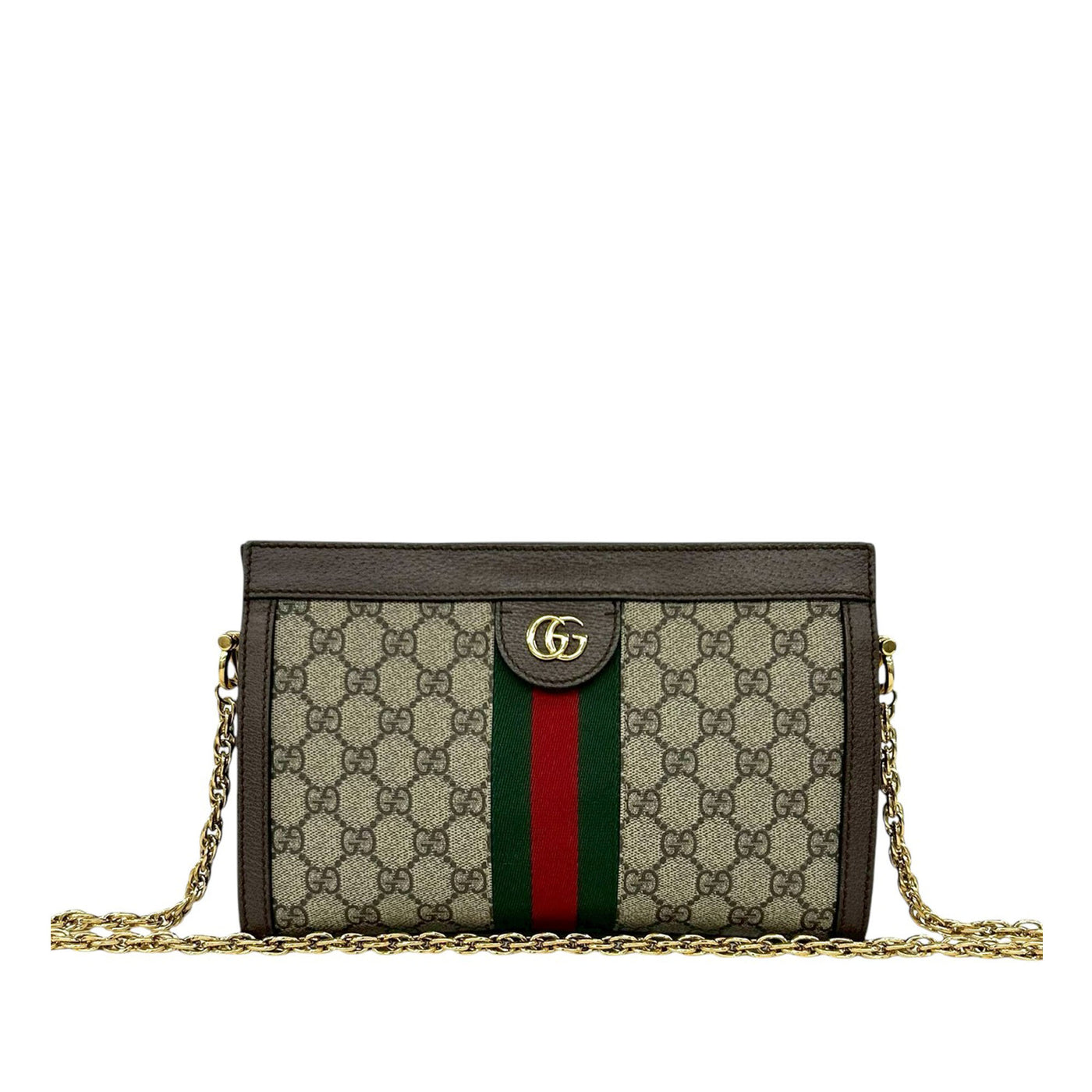 Small GG Supreme Web Ophidia Chain Crossbody - Image 1