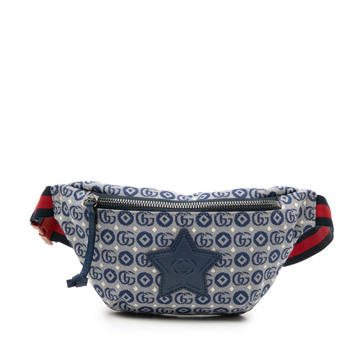 Kids GG Canvas Star Web Belt Bag - Image 1
