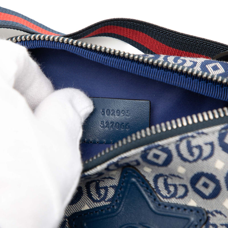 Kids GG Canvas Star Web Belt Bag - Image 6