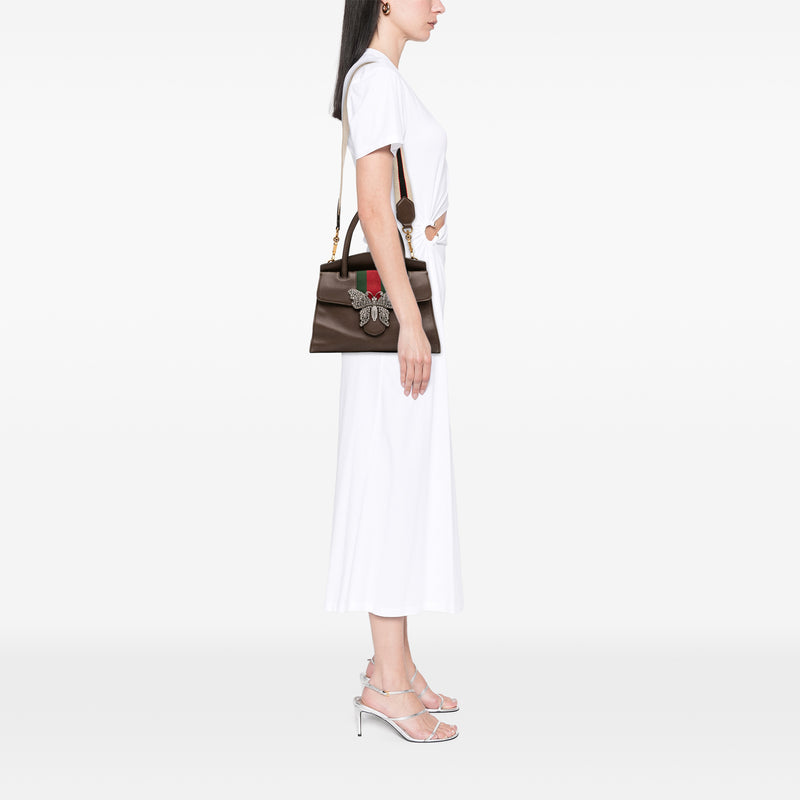 Medium Calfskin Linea Totem Satchel - Image 6