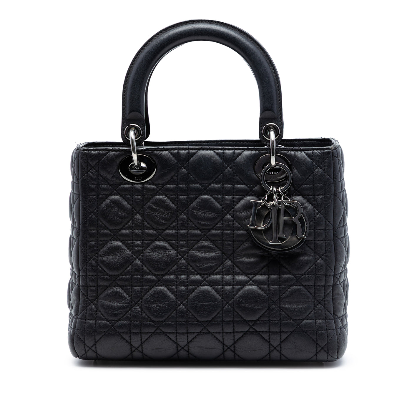 Medium Lambskin Cannage Lady Dior - Image 1
