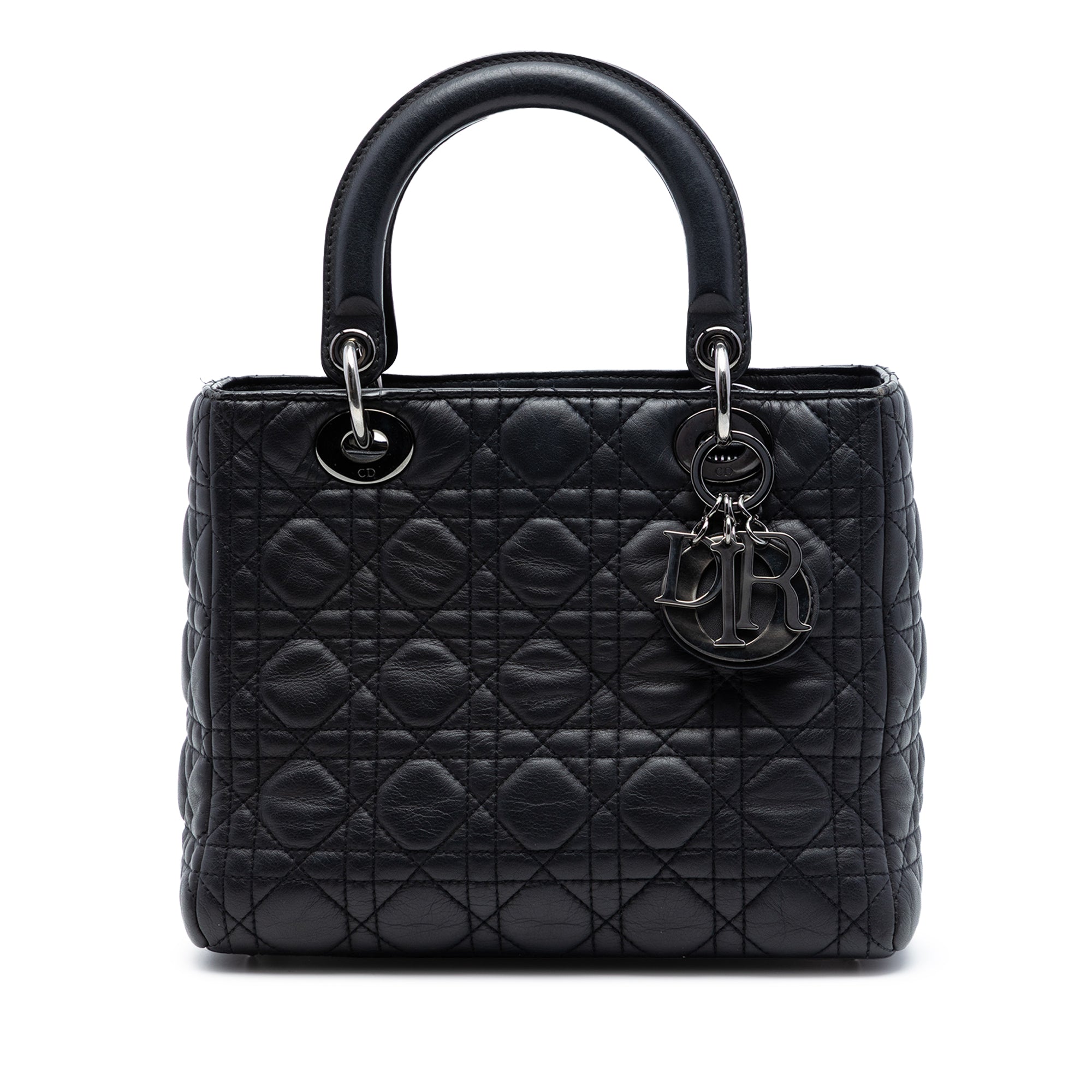 Medium Lambskin Cannage Lady Dior - Image 1
