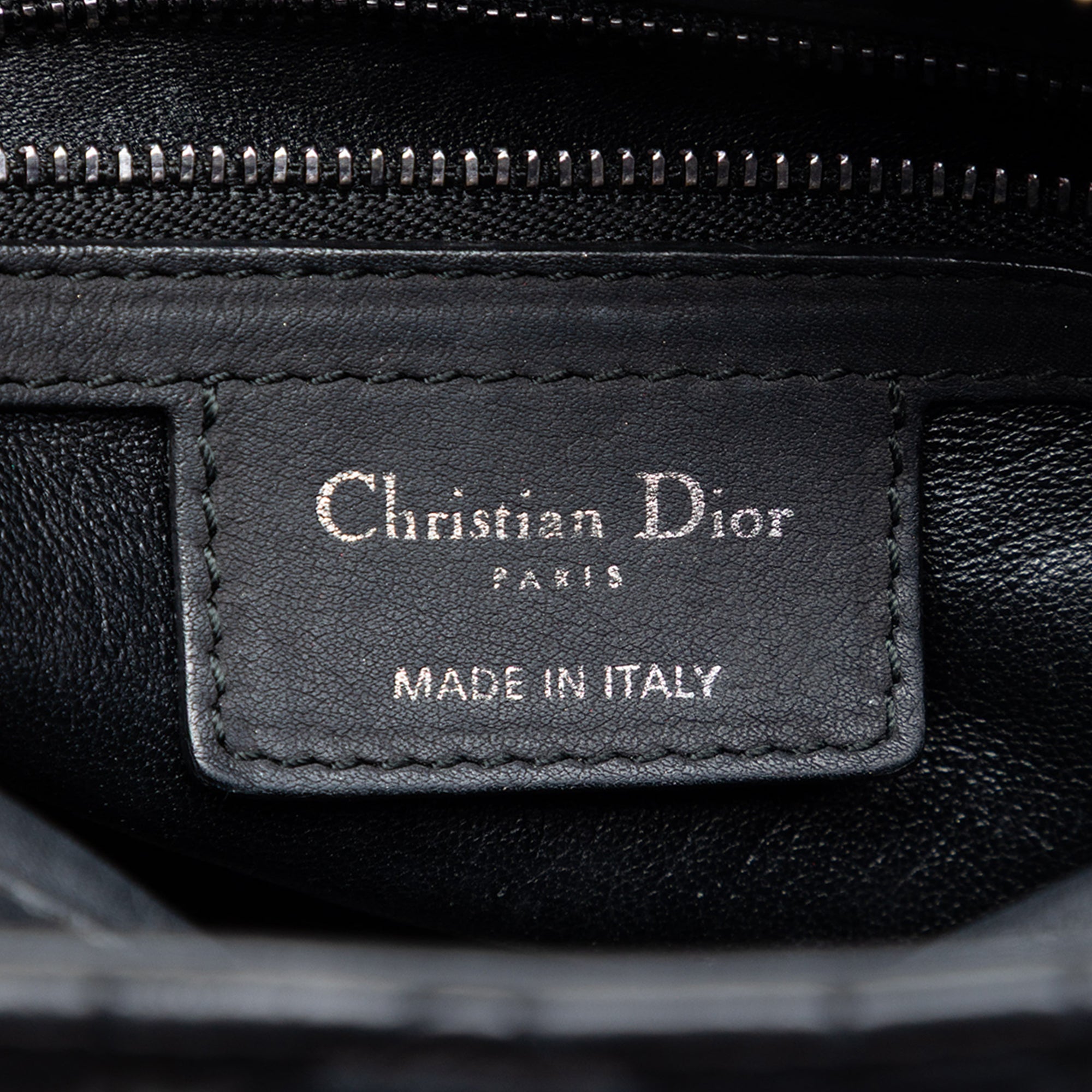 Medium Lambskin Cannage Lady Dior - Image 5