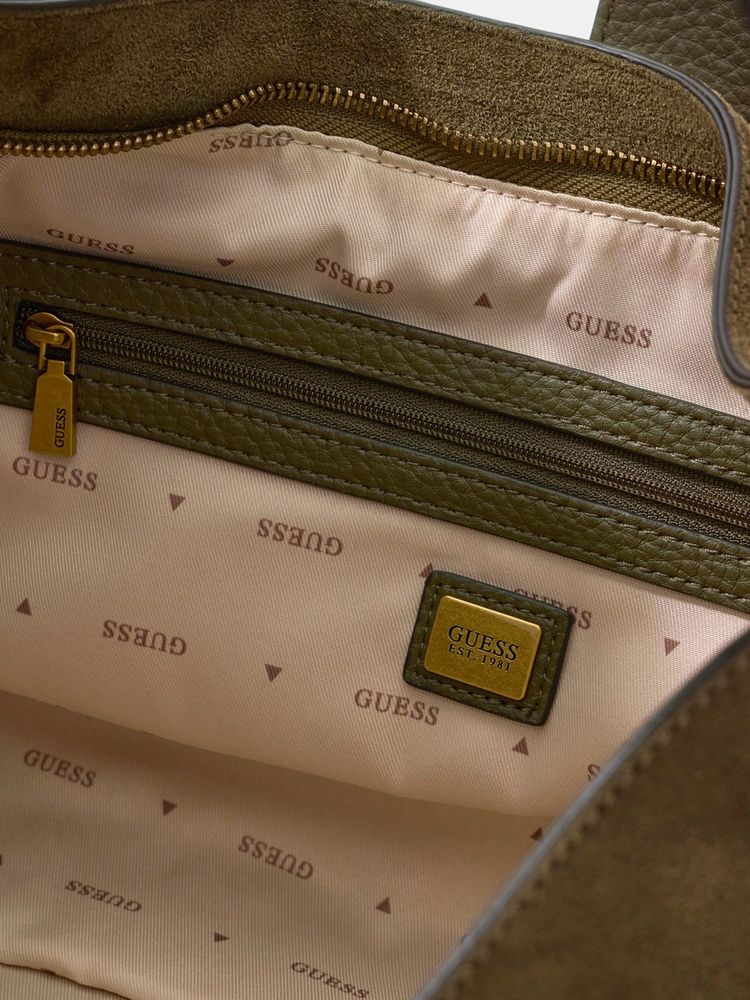 Guess Shoulder Bag — Olive Polyester