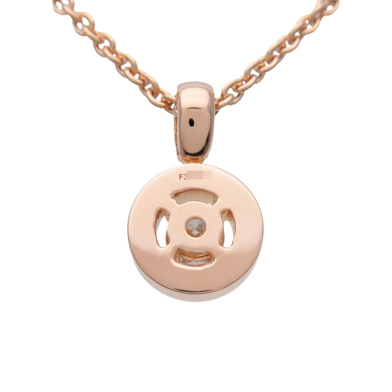 Bvlgari Solitaire Pendant 18k White Gold With Diamond Rose_gold Bijoux