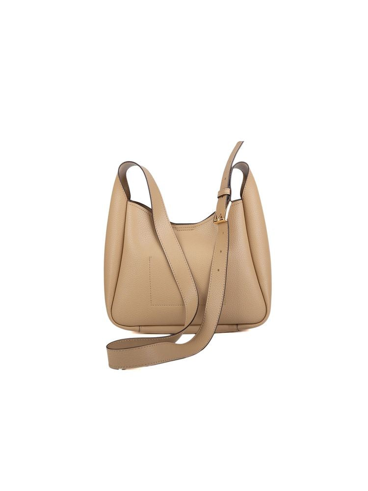 Michael Kors Shoulder Bag — Beige Leather