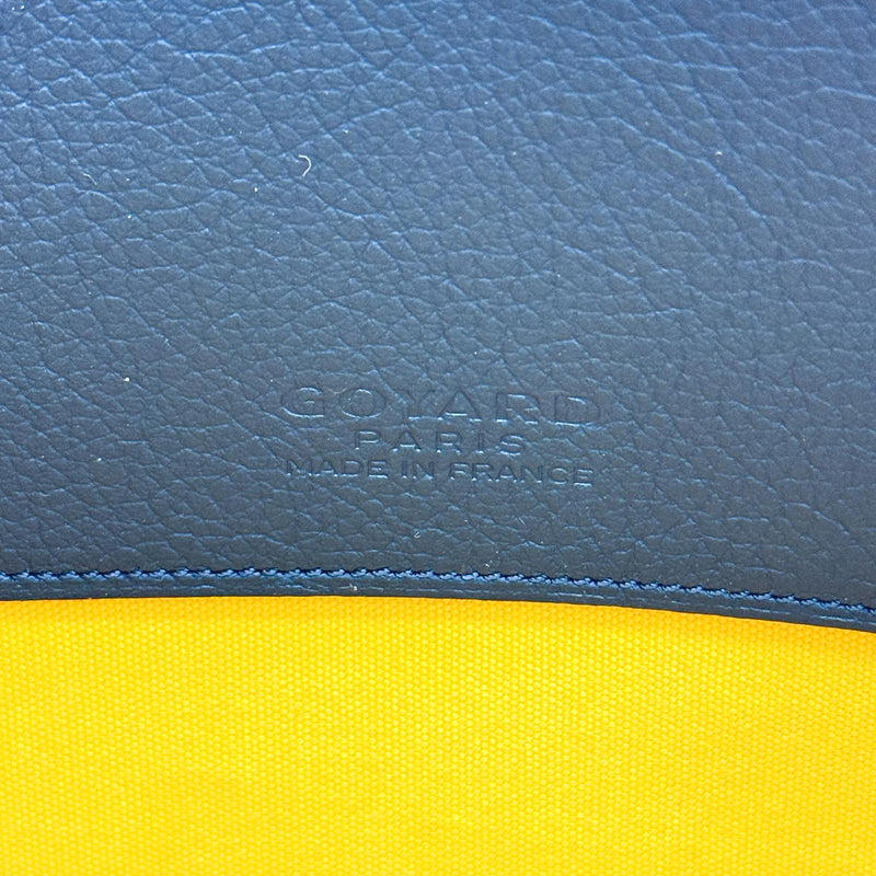 Goyard Senat Zip Coated Canvas Black Bag