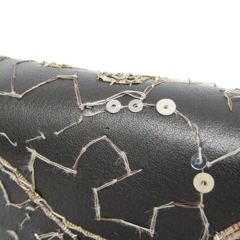 Christian Dior Jadior Flap Embellished Leather Black Bag