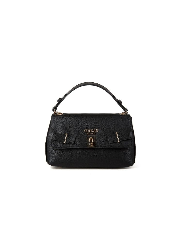 Guess Yesba Crossbody Bag — Black Polyurethane