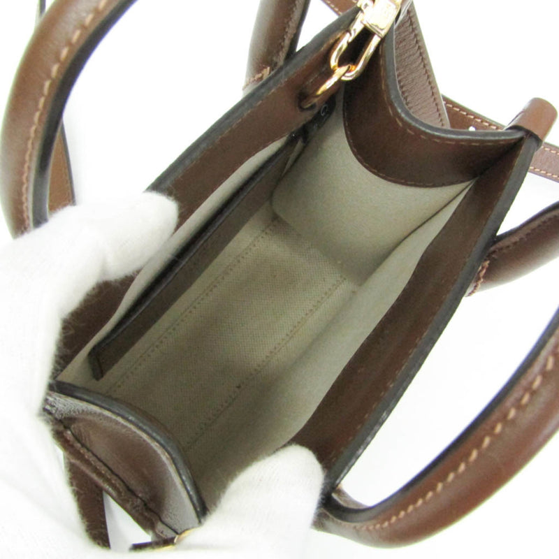 Gucci Interlocking G Patch Gg Coated Canvas Beige Bag