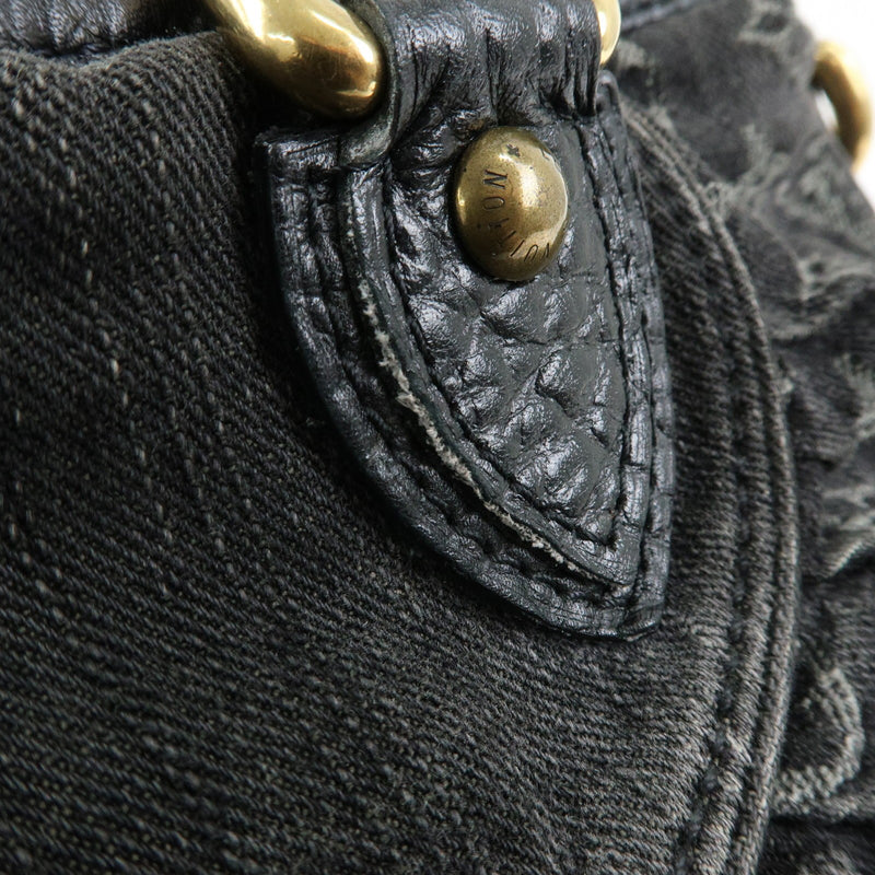 Louis Vuitton Neo Cabby Monogram Denim Black Denim_jeans Bag