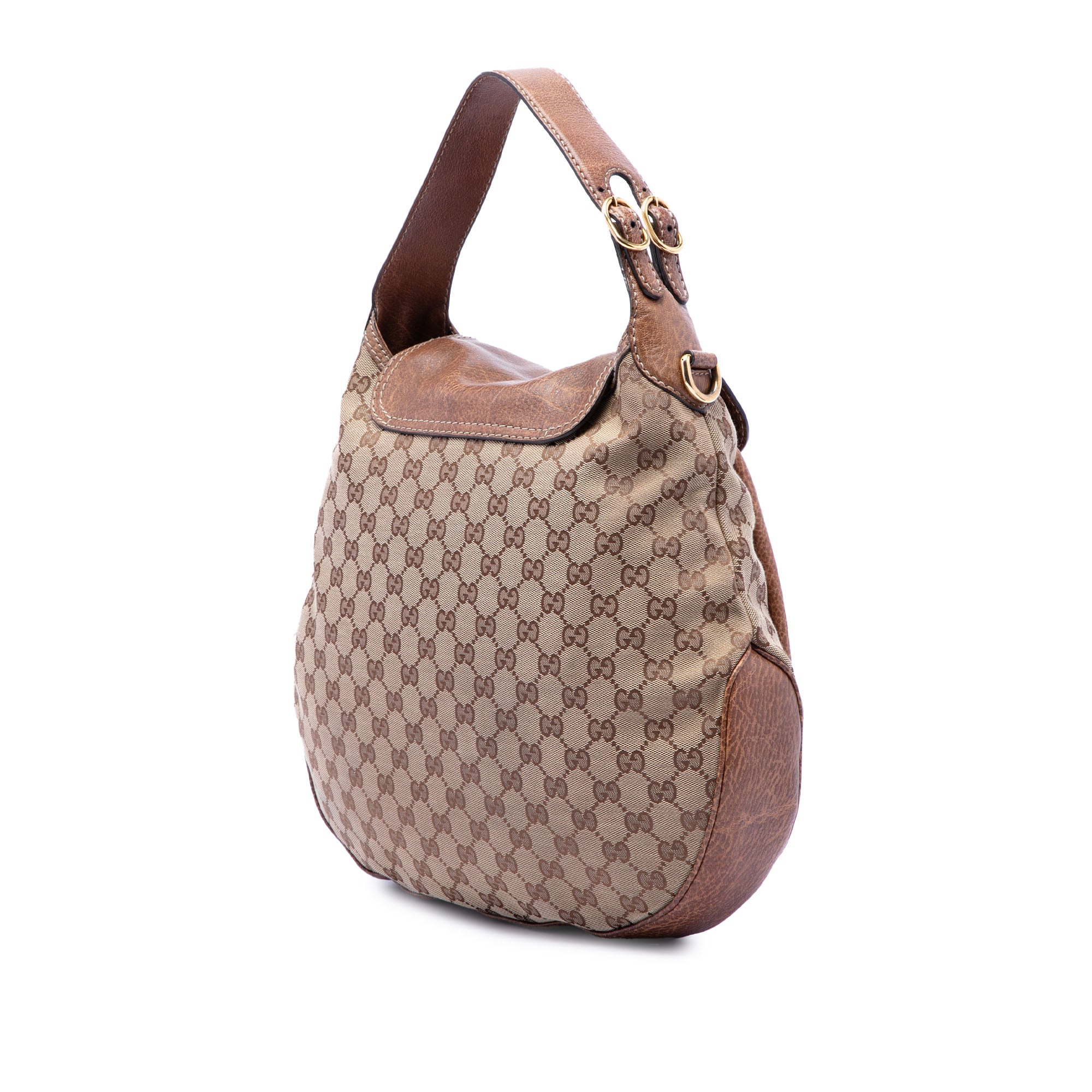Large GG Canvas New Pelham Satchel - Image 2