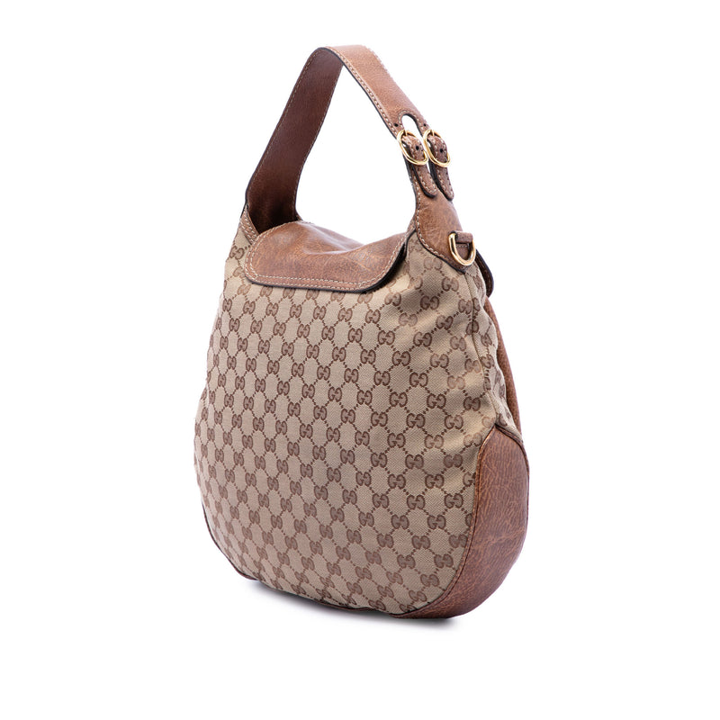 Large GG Canvas New Pelham Satchel - Image 2