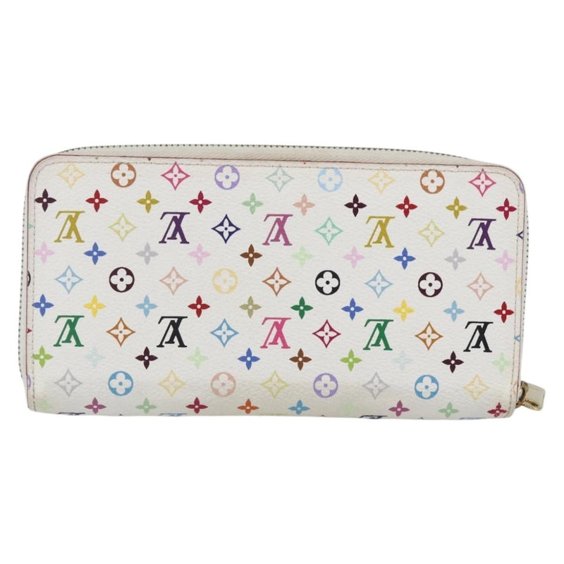 Louis Vuitton Zippy Wallet Nm Murakami Multicolor White Multicolour Canvas