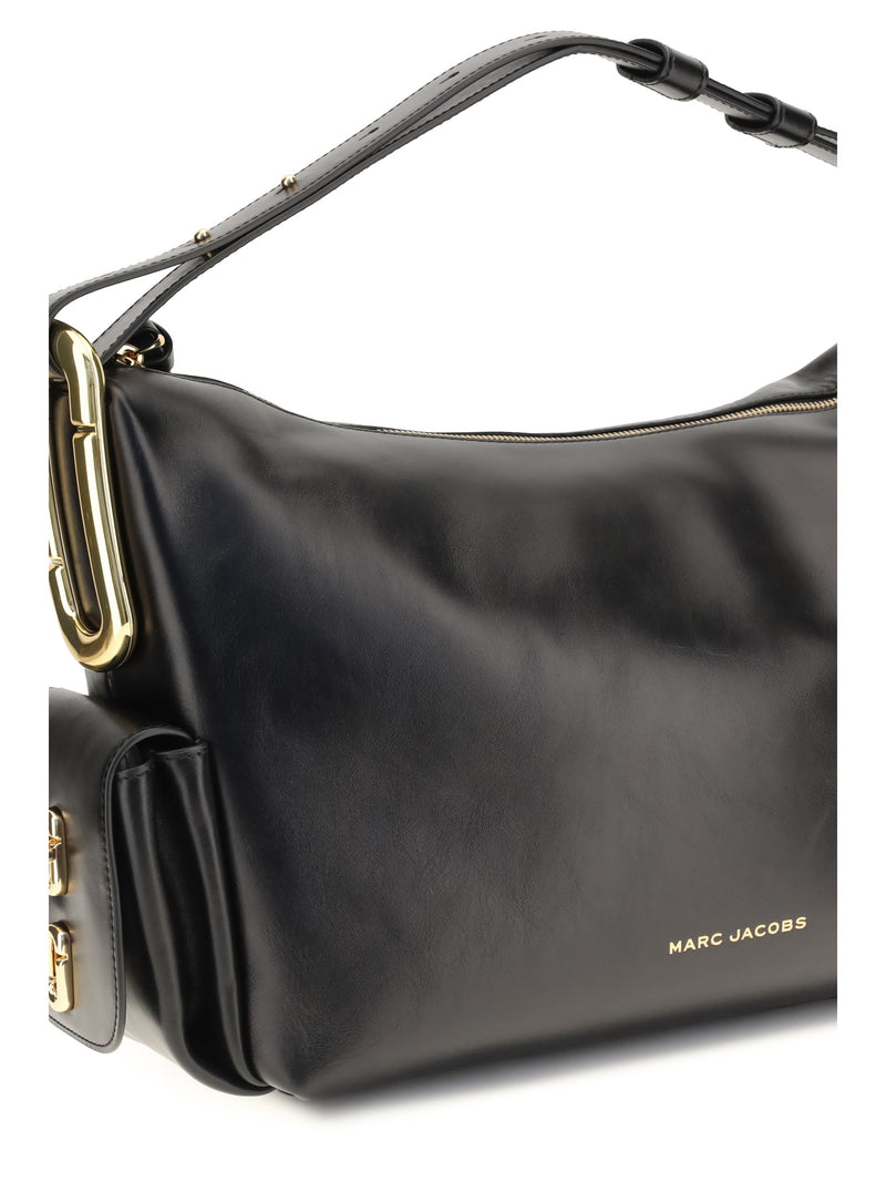 Marc Jacobs Juliette Shoulder Bag — Black Calf Leather Bos Taurus