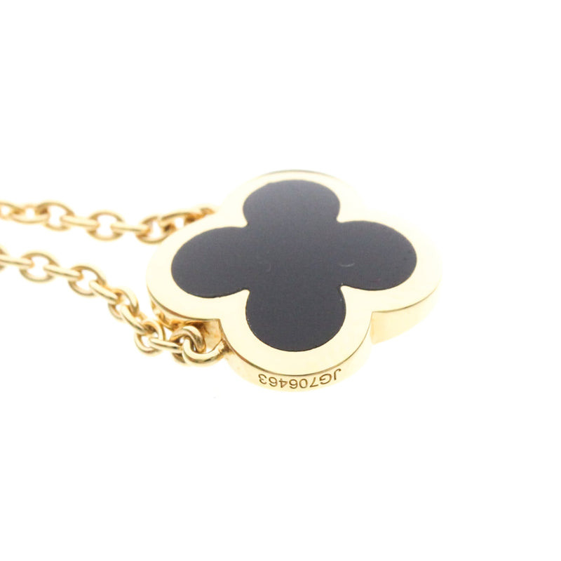 Van Cleef & Arpels Pure Alhambra Pendant 18k Yellow Gold And Onyx Yellow_gold Bijoux