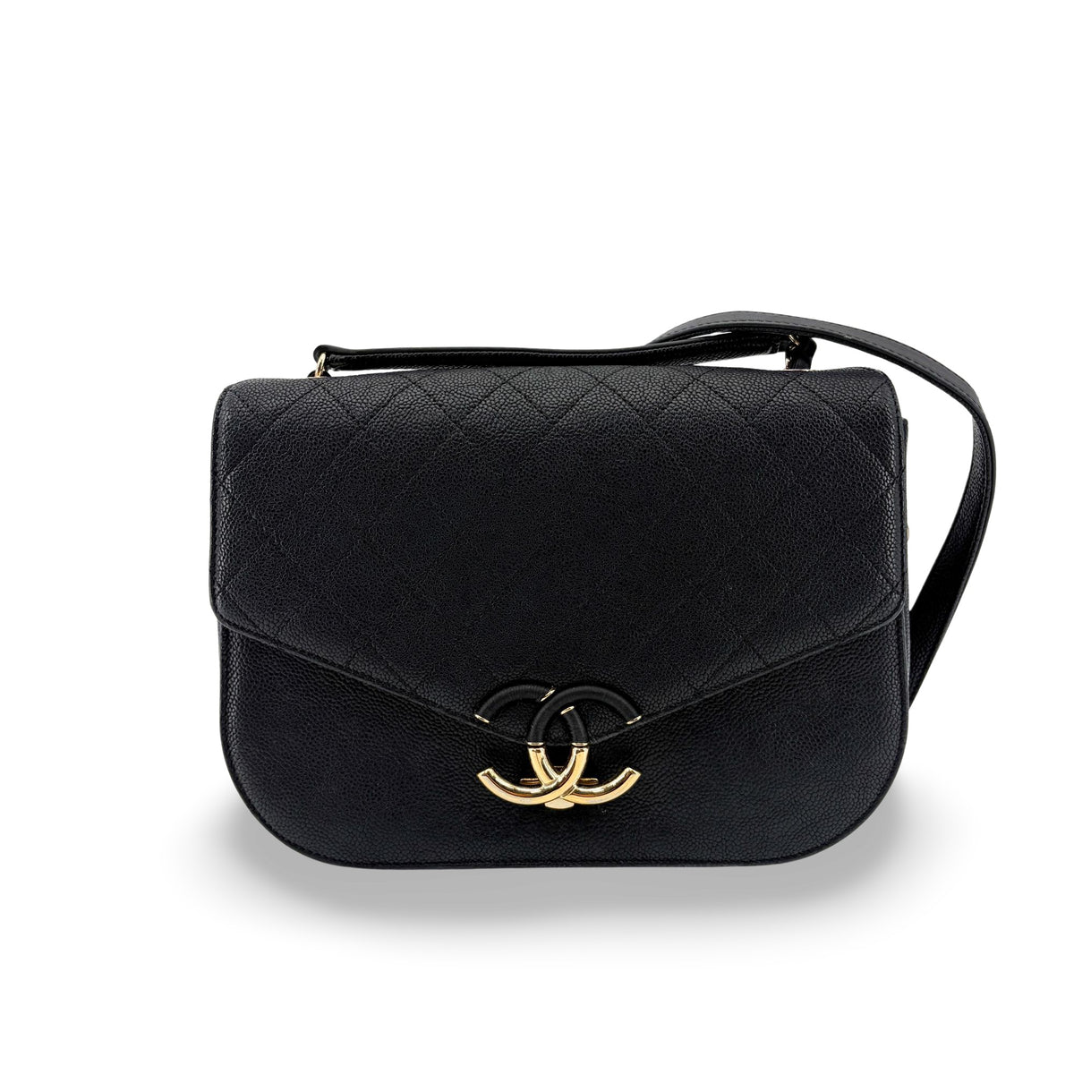 Chanel Coco Curve Quilted Calfskin Black Bag