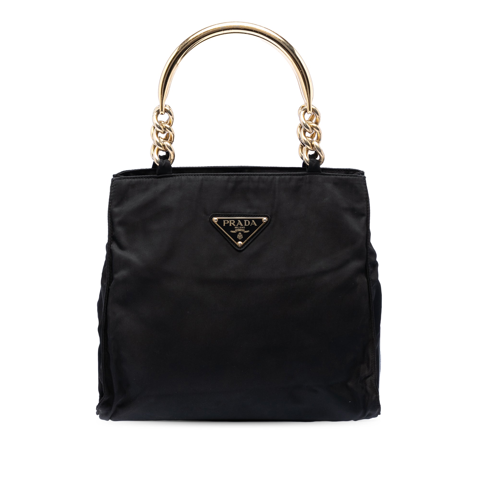 Tessuto Metal Handle Bag - Image 1