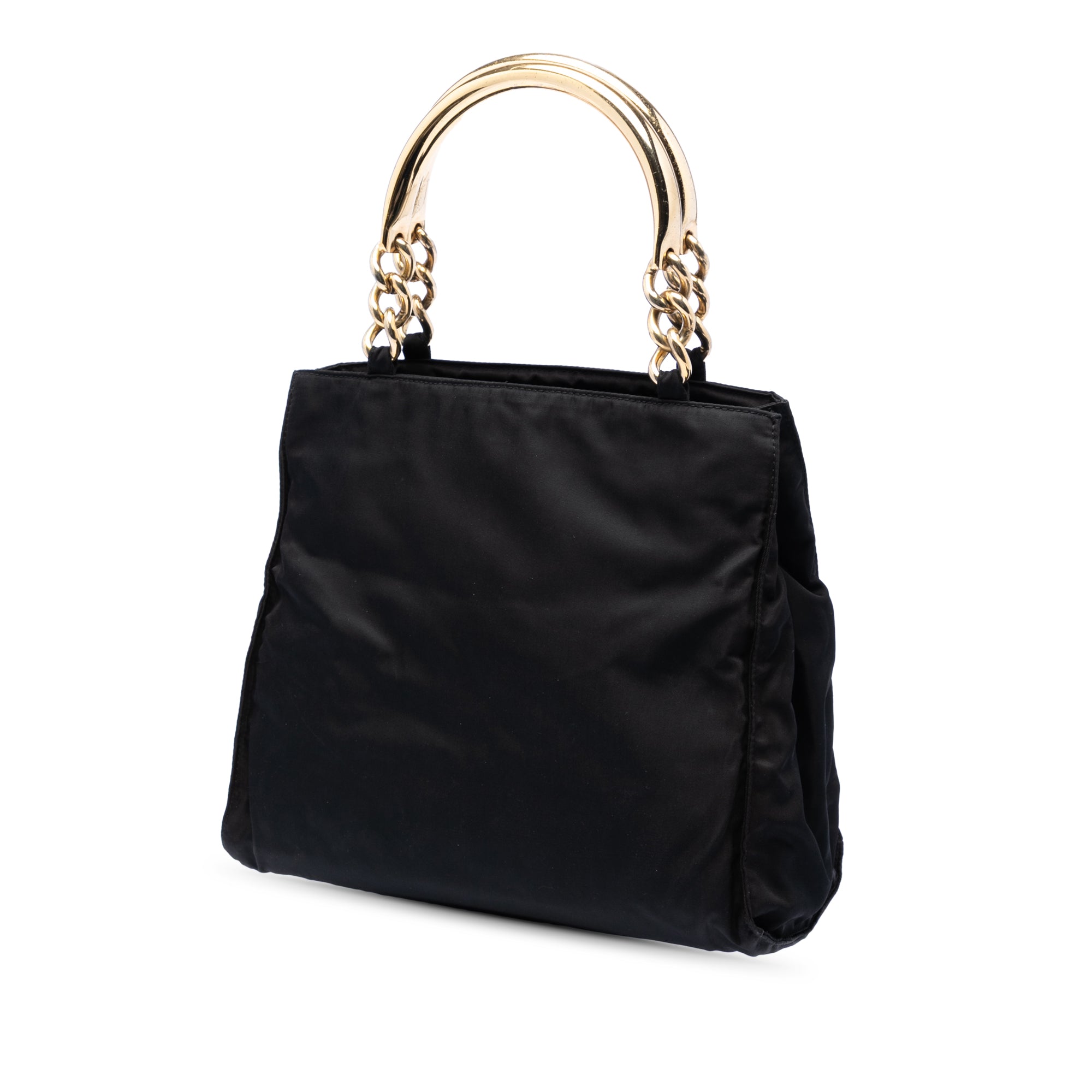 Tessuto Metal Handle Bag - Image 2