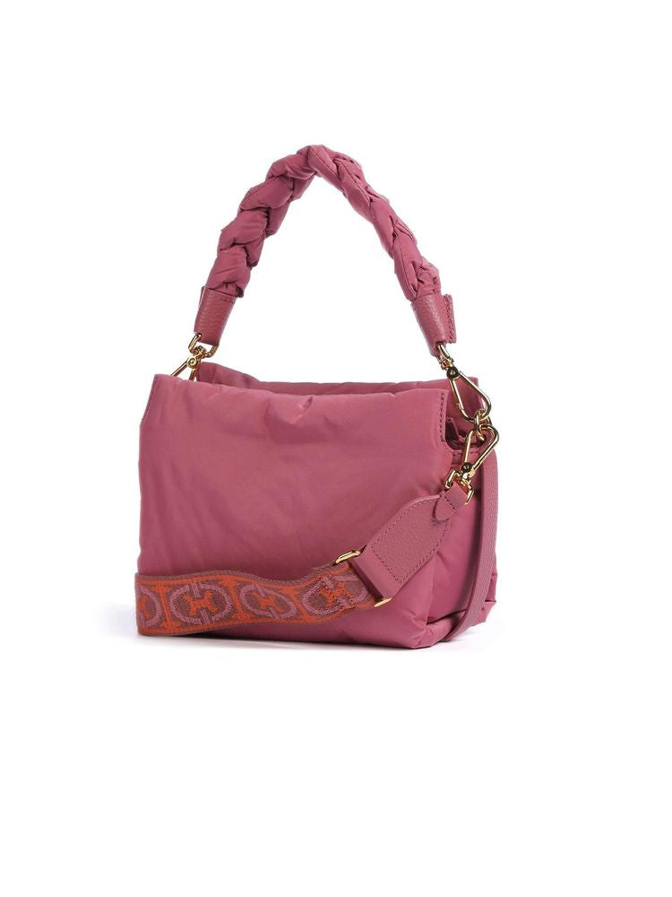 Coccinelle Shoulder Bag — Pink Polyester