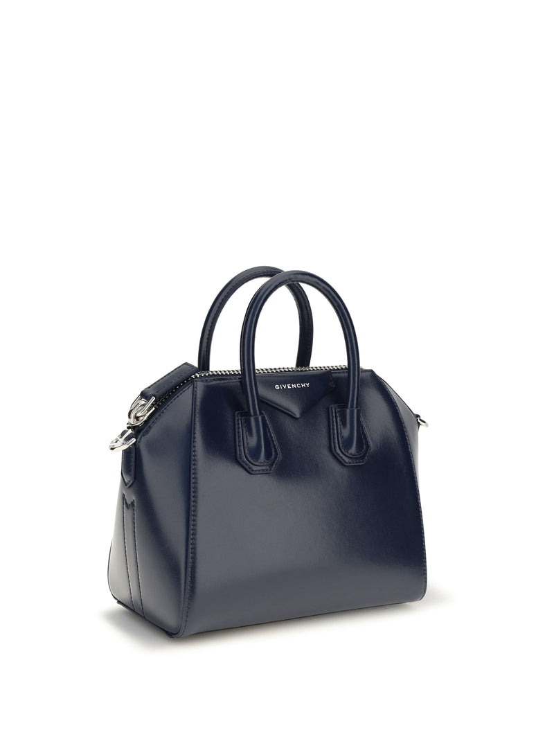 Givenchy Top Handle Bag — Blue Calf Leather Bos Taurus