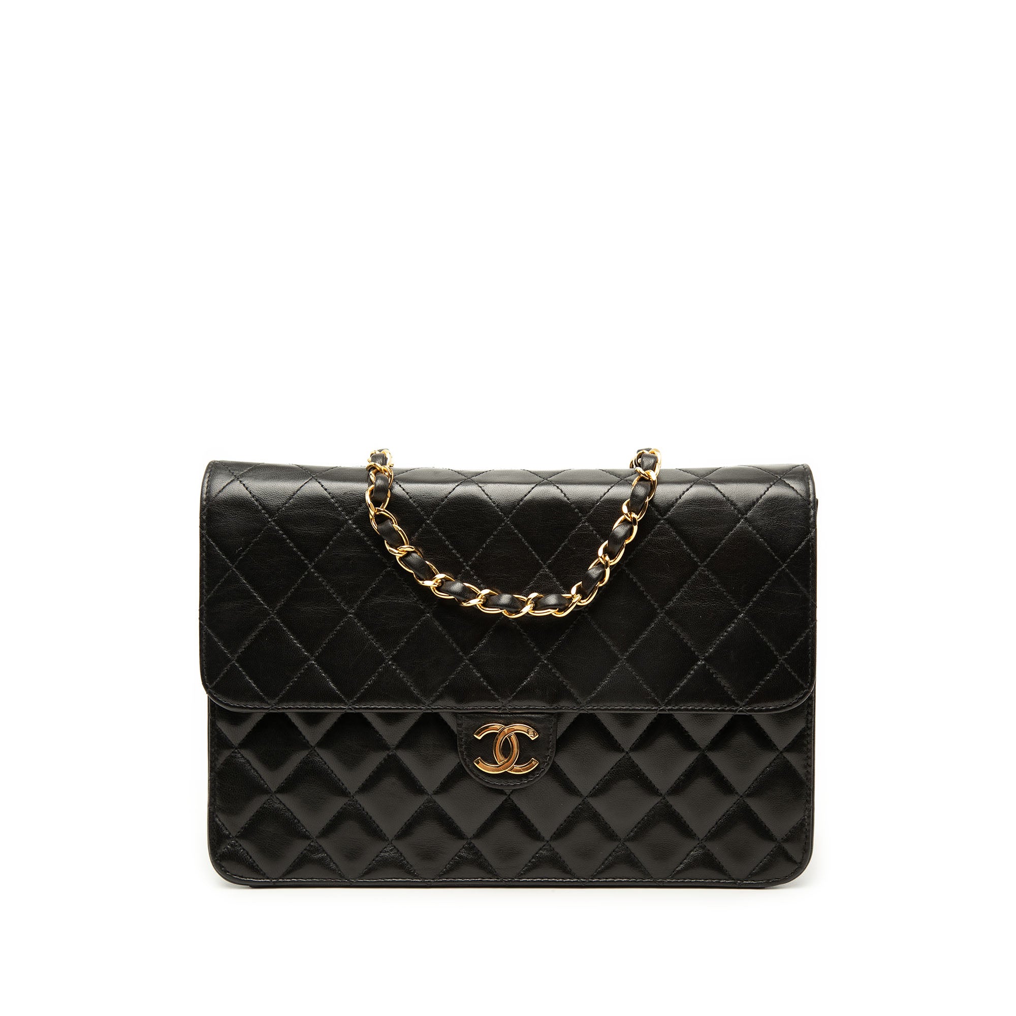 Medium CC Quilted Lambskin Single Flap - Image 1