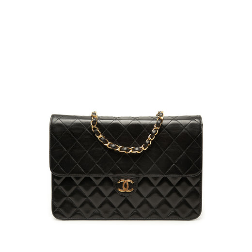 Medium CC Quilted Lambskin Single Flap - Image 1