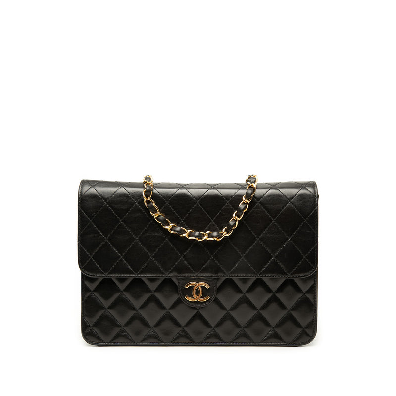 Medium CC Quilted Lambskin Single Flap