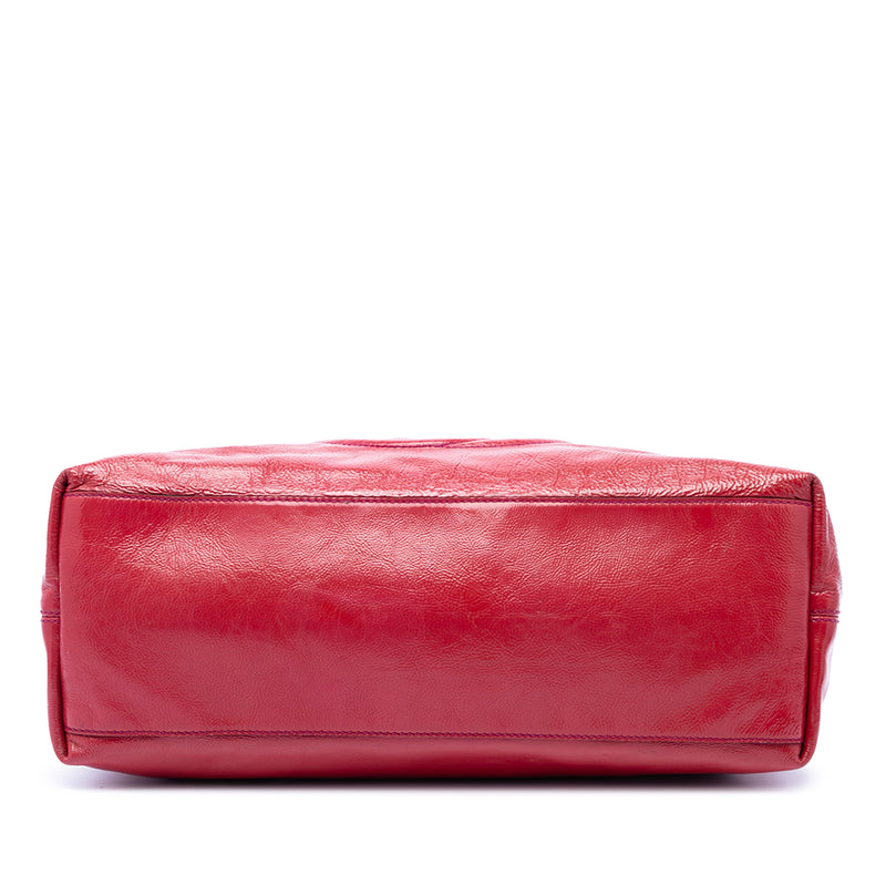 Medium Patent Soho Chain Tote - Image 3
