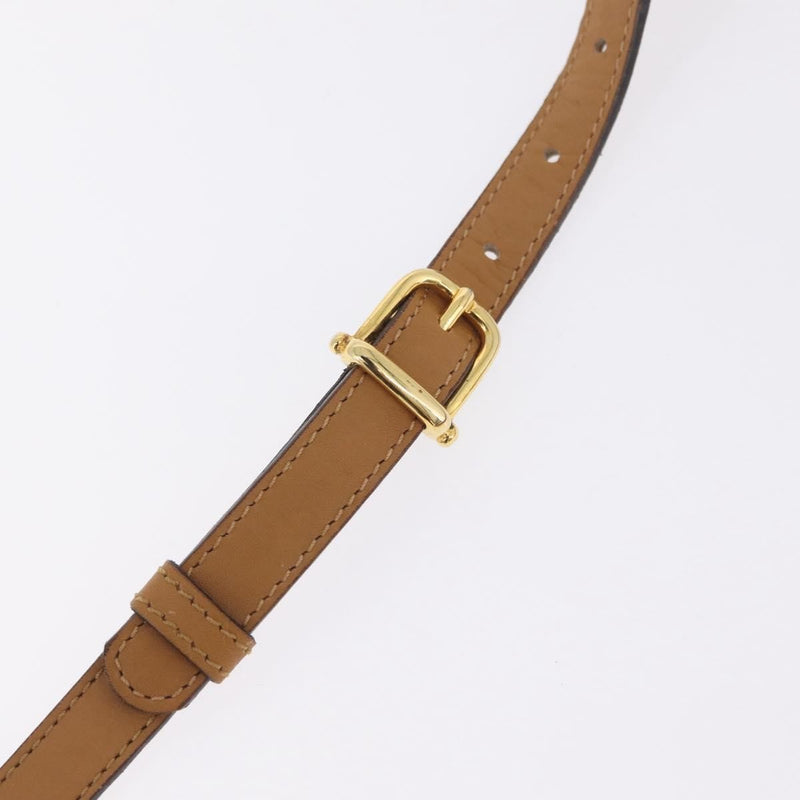 Celine Macadam Shoulder Canvas White Bag