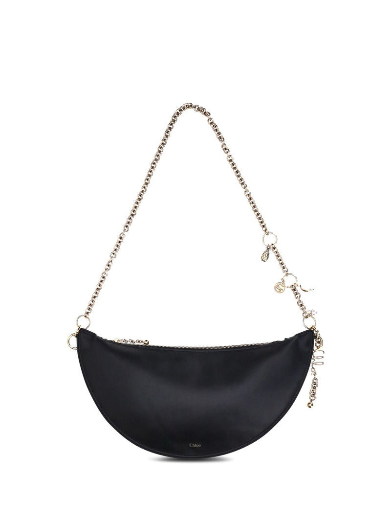 Chloé Shoulder Bag — Black Calf Leather