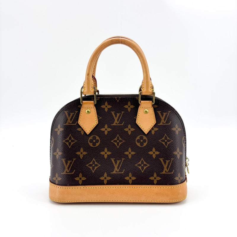Louis Vuitton Alma Monogram Canvas Brown Bag