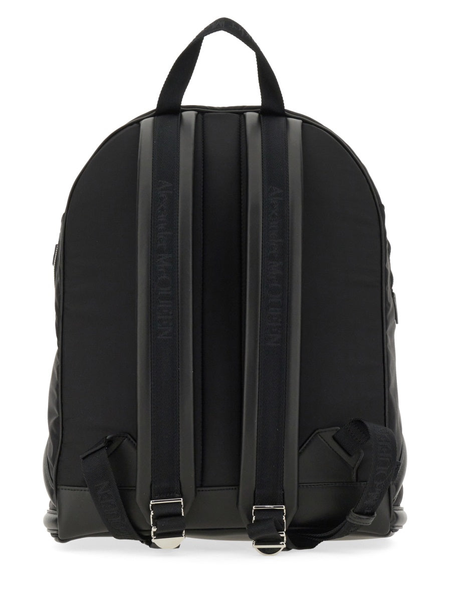 Alexander Mcqueen Nylon Harness-Inspired Backpack — Black