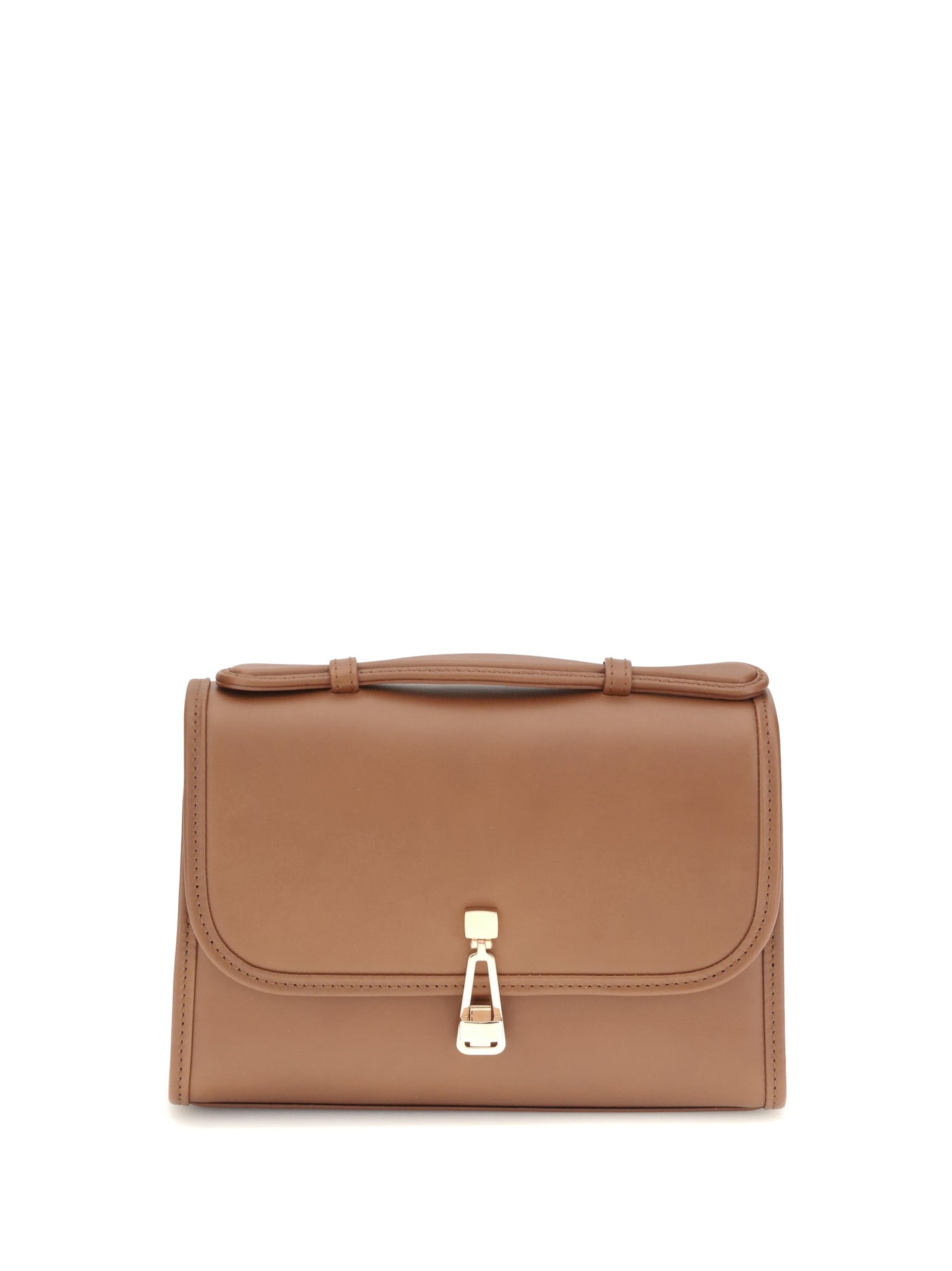 Gabriela Hearst Leonora Shoulder Bag — Brown Leather