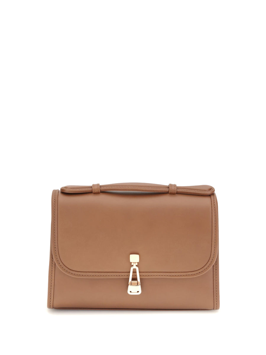 Gabriela Hearst Leonora Shoulder Bag — Brown Leather