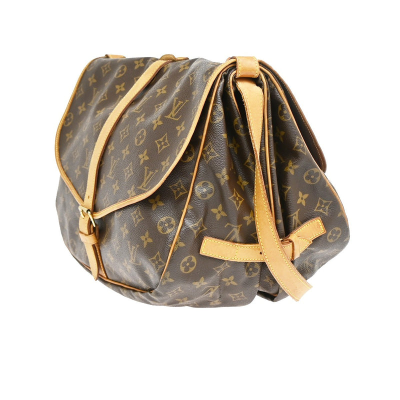 Louis Vuitton Saumur Monogram Canvas Brown Bag