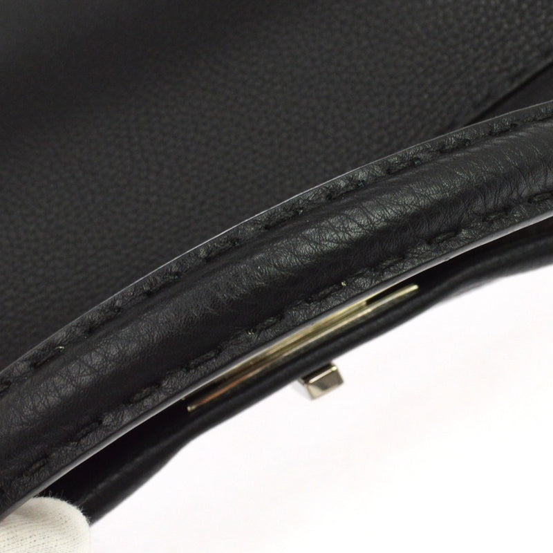 Fendi Selleria Peekaboo Leather Black Bag