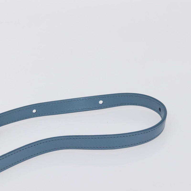 Celine Triomphe Oval Leather Blue Bag