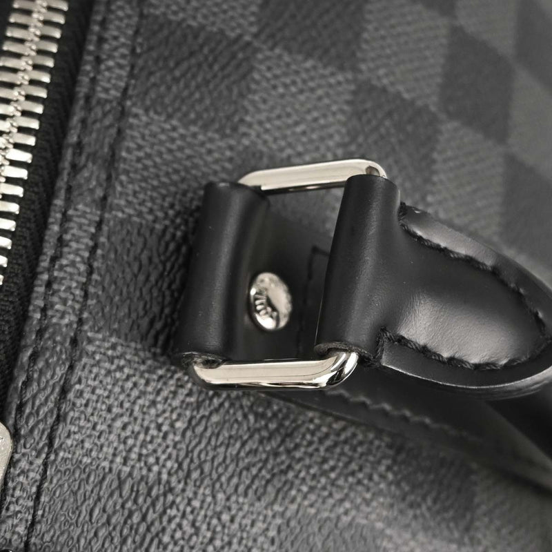 Louis Vuitton Keepall Bandouliere Damier Graphite Gray Canvas Bag