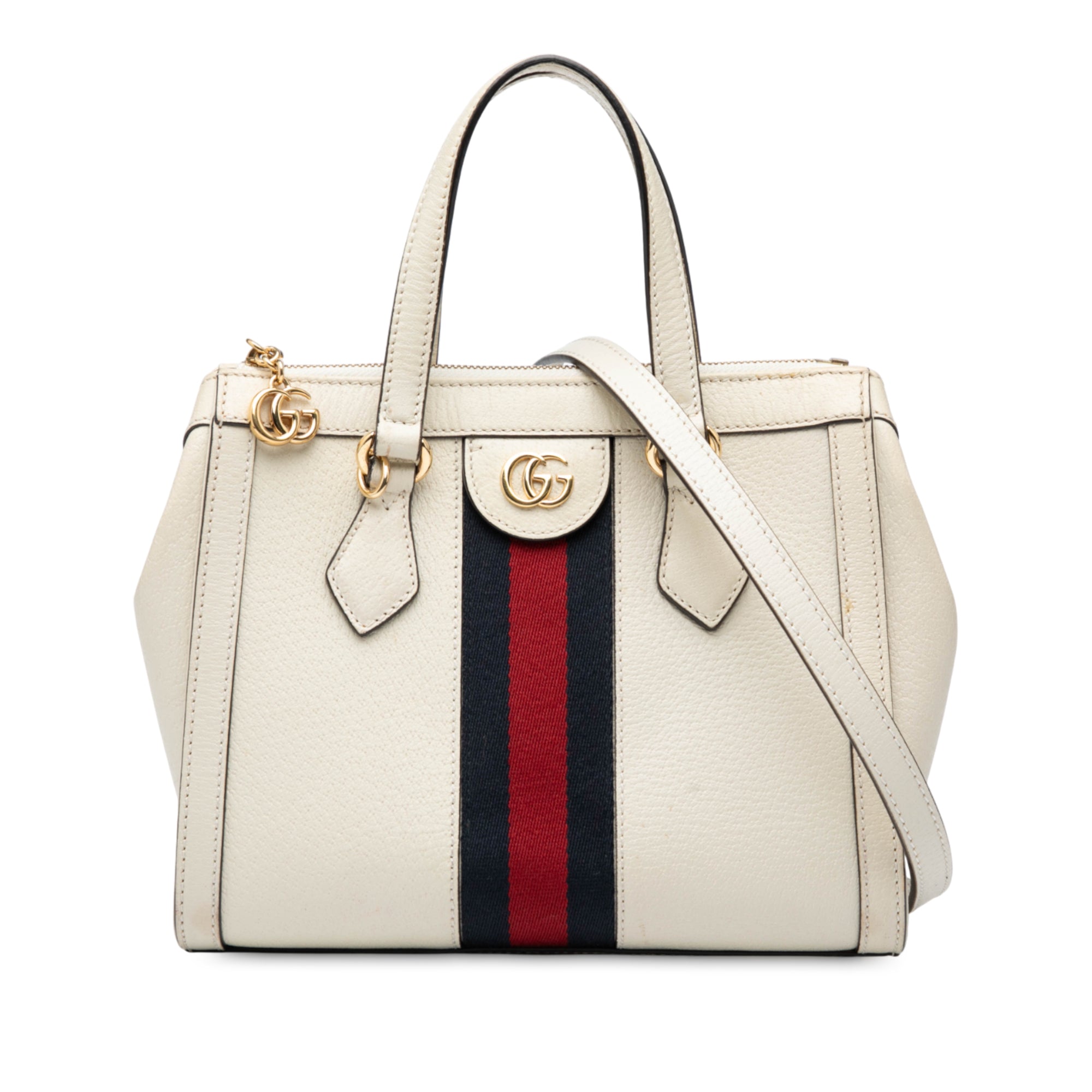 Small Leather Ophidia Satchel - Image 1