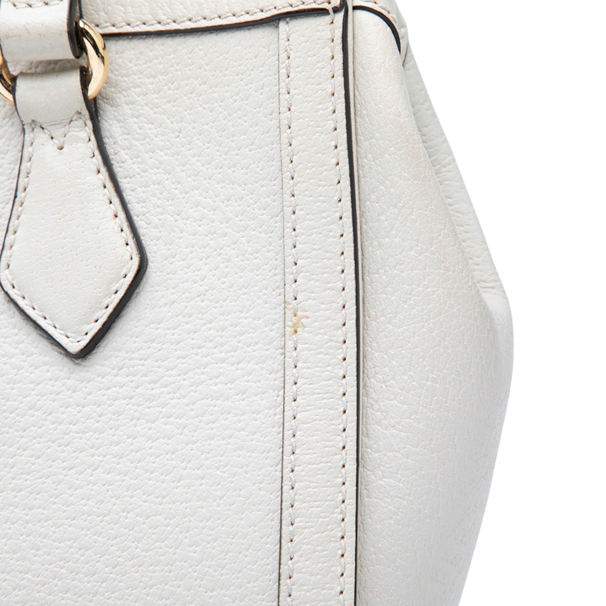 Small Leather Ophidia Satchel - Image 7