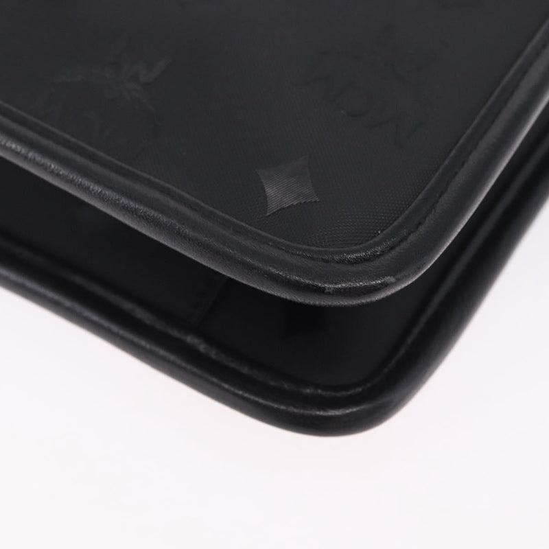 Mcm Visetos Leather Black Bag
