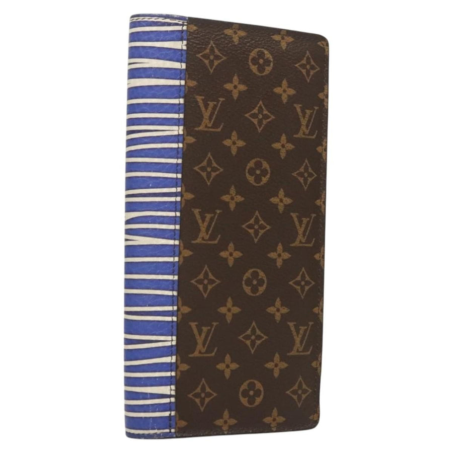 Louis Vuitton Porte Feuille Brother Patchwork Blue Canvas Accessory