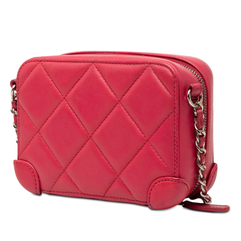 Mini Quilted Lambskin Covered CC Camera Bag - Image 2