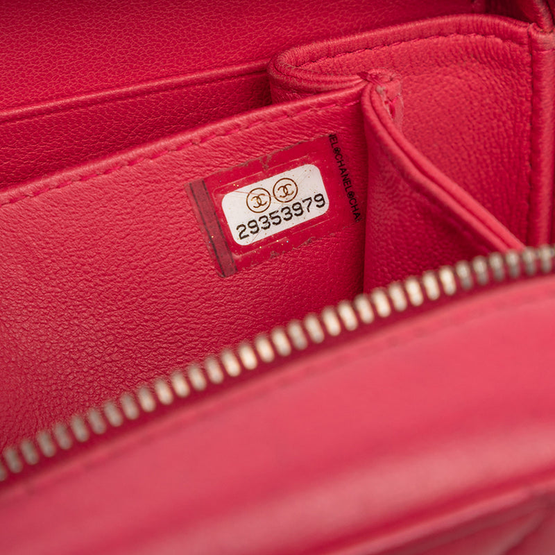 Mini Quilted Lambskin Covered CC Camera Bag - Image 6