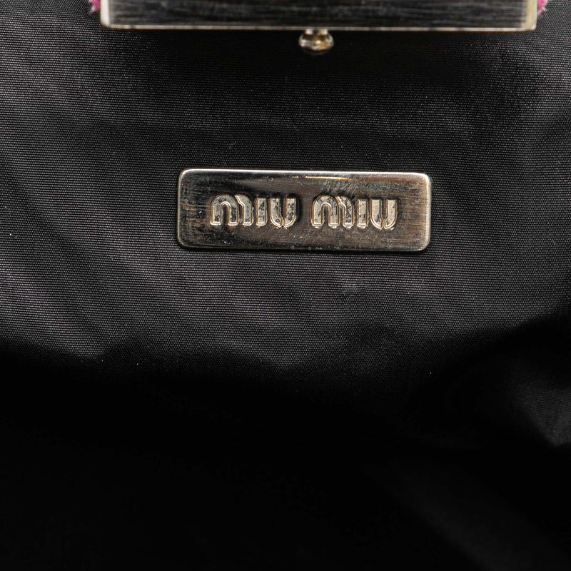 Satin Clasp Clutch on Strap - Image 5