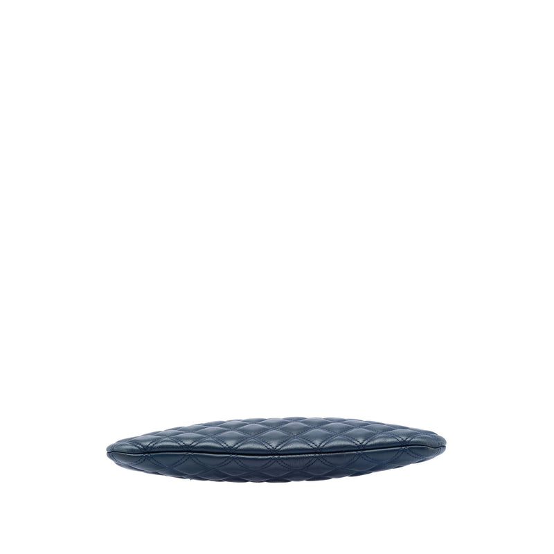 Medium Quilted Lambskin Double Stitch O Case Clutch - Image 3