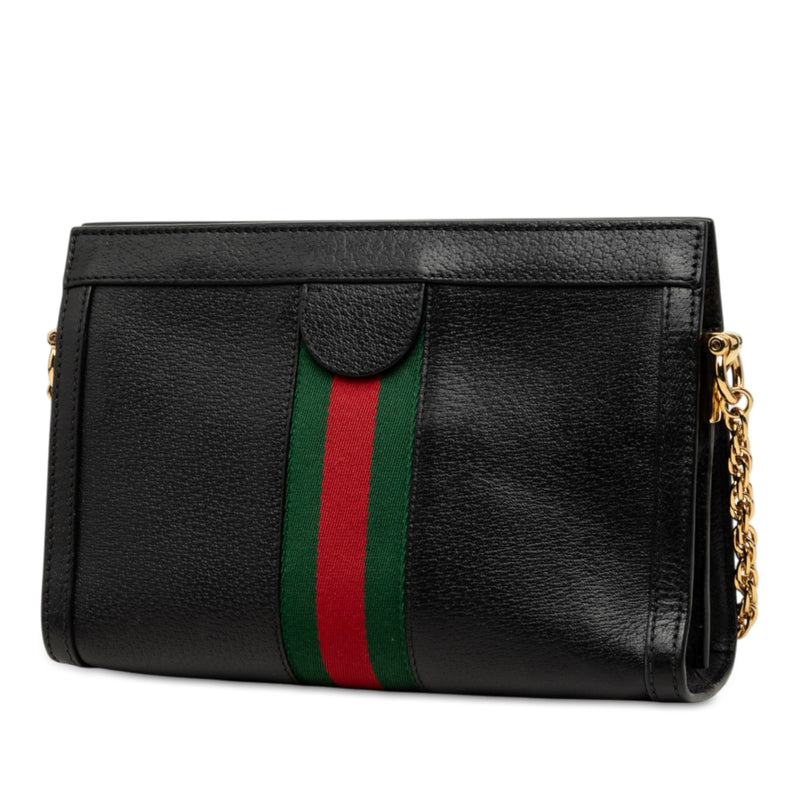 Small Calfskin Web Ophidia Chain Crossbody - Image 2