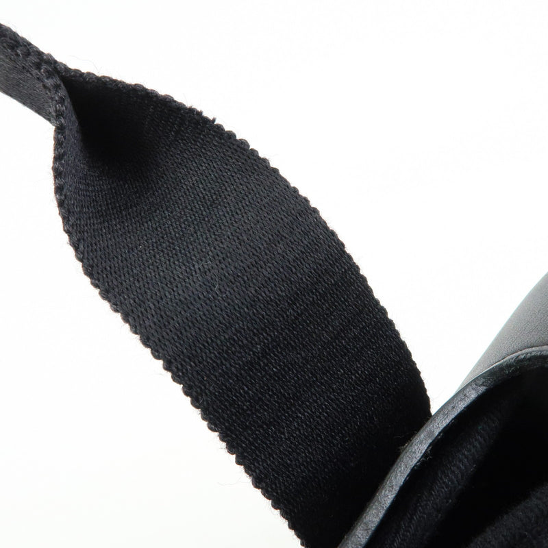 Hermes Valparaiso Toile And Leather Black Canvas Bag